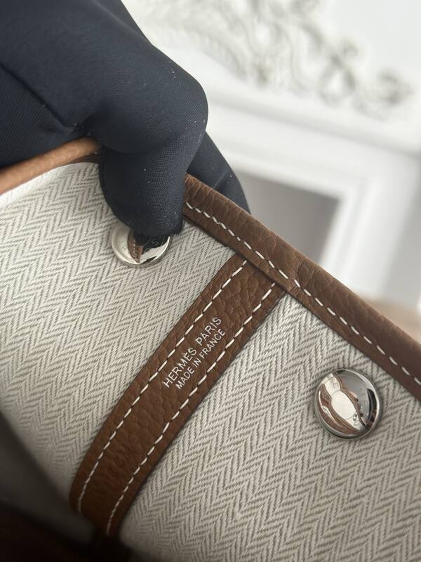 Hermes Garden Party Brown Leather tote — AAA Quality Replica