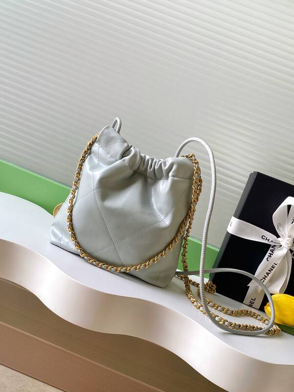 Chanel Light gray mini crossbody — Premium Replica