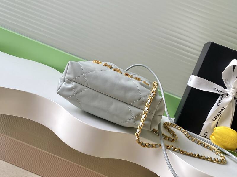 Chanel Light gray mini crossbody — Premium Replica