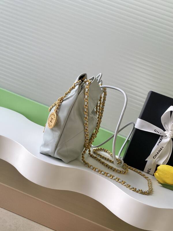Chanel Light gray mini crossbody — Premium Replica