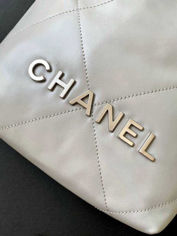Chanel Light gray mini shoulder — AAA Quality Replica