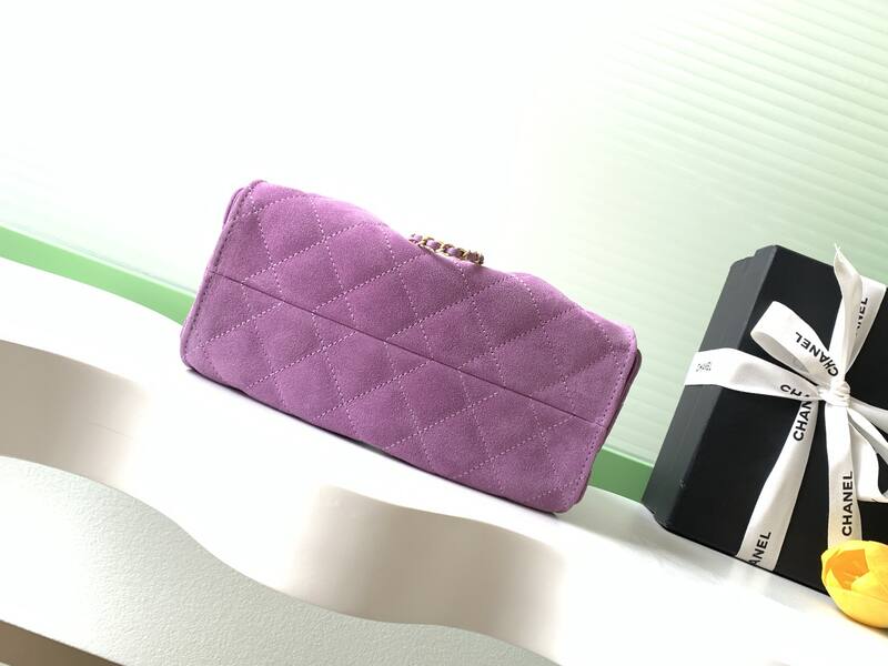 Chanel Purple suede crossbody — 1:1 Replica