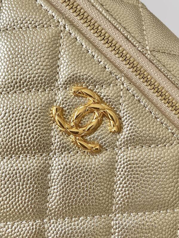 Chanel Vanity Case Metallic Gold crossbody — 1:1 Replica