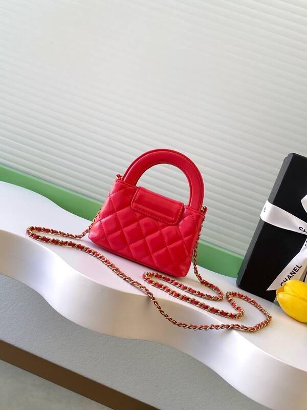 Chanel Kelly Red mini crossbody — Top Quality Replica