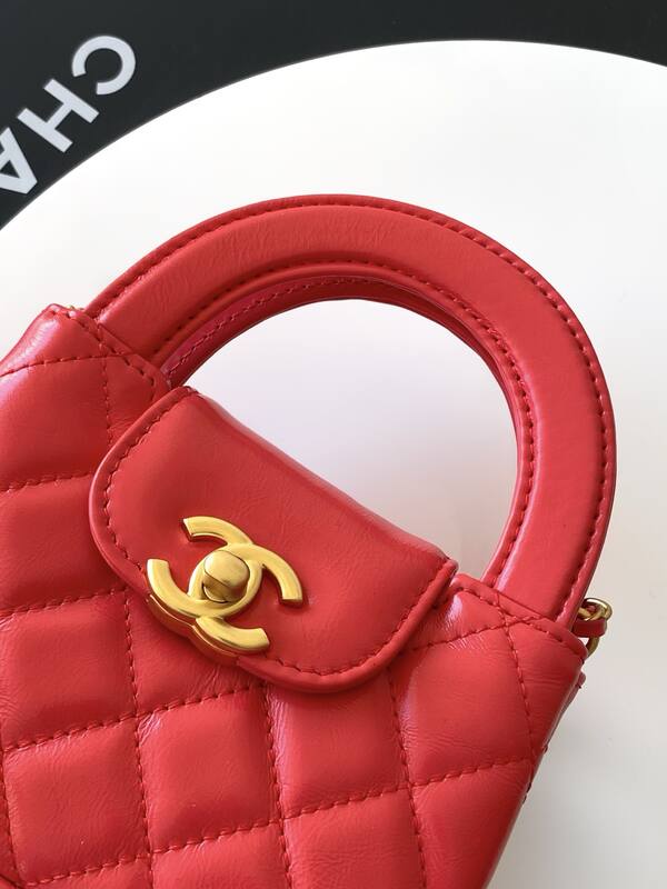 Chanel Kelly Red mini crossbody — Top Quality Replica