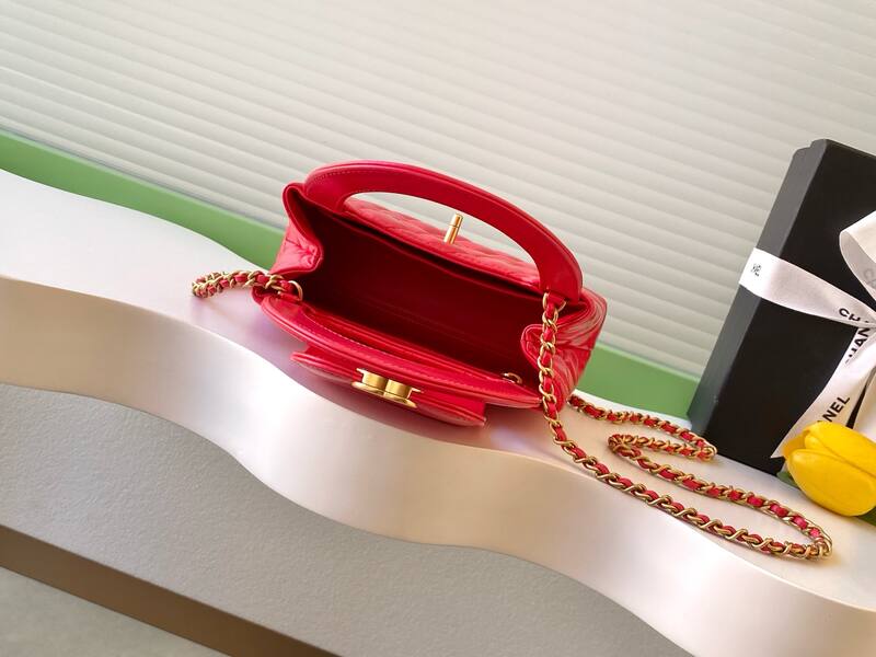 Chanel Kelly Red top handle — 1:1 Replica