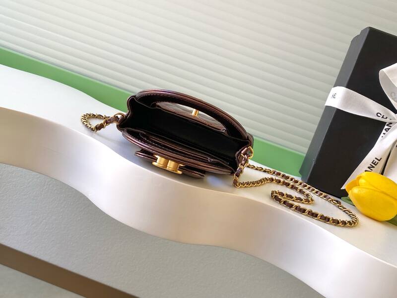 Chanel Kelly Brown mini crossbody — 1:1 Replica