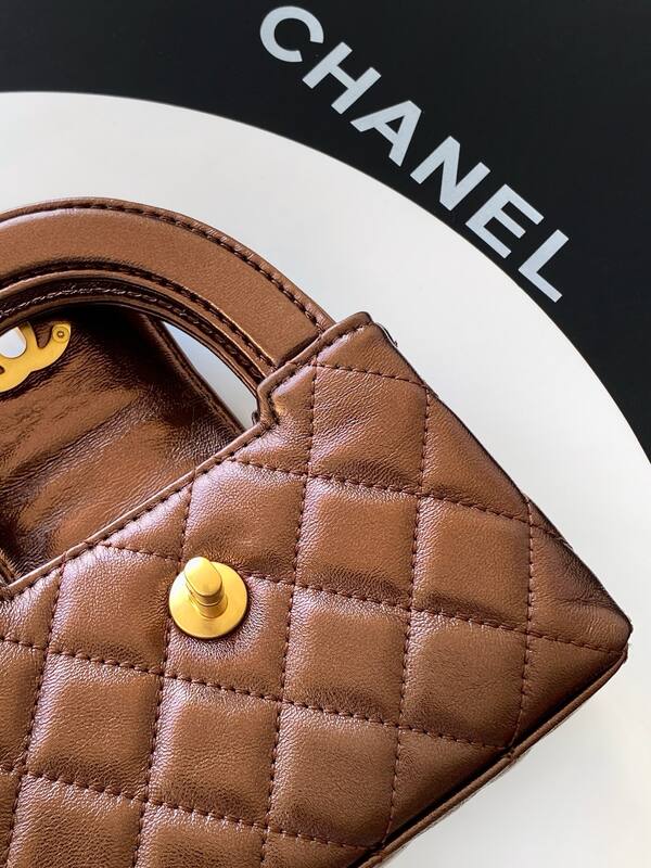 Chanel Kelly Brown mini crossbody — 1:1 Replica