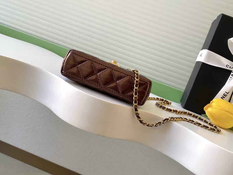 Chanel Kelly Brown mini crossbody — 1:1 Replica