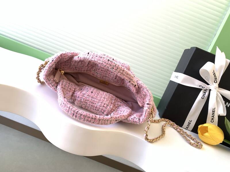 Chanel Pink tweed mini crossbody — 1:1 Replica