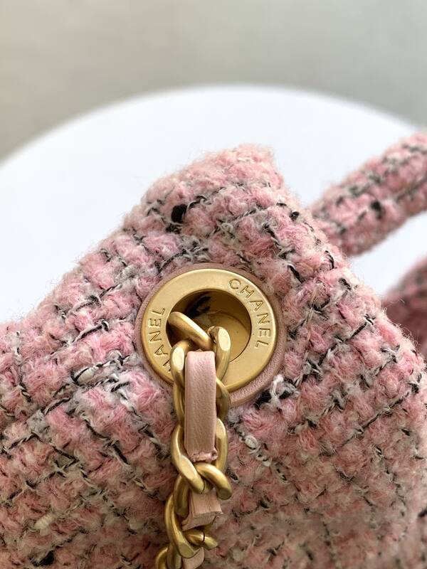Chanel Pink tweed mini crossbody — 1:1 Replica