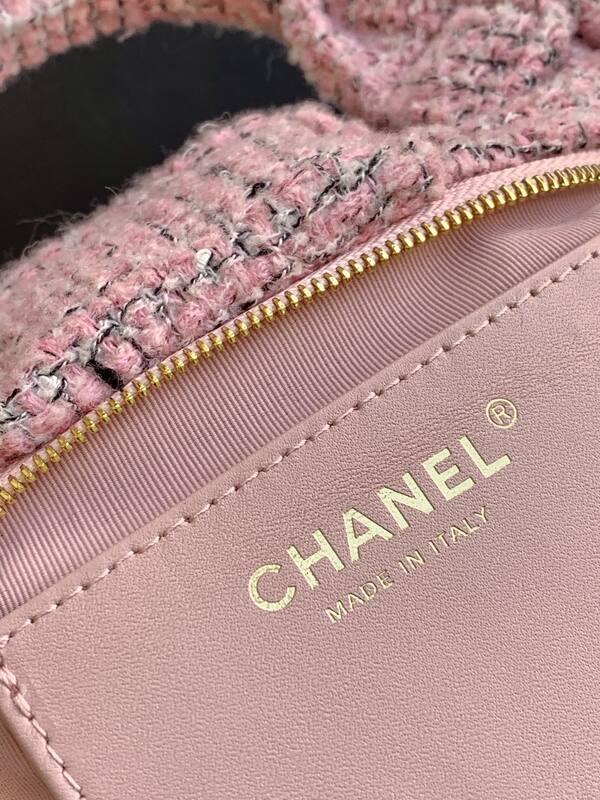 Chanel Pink tweed mini crossbody — 1:1 Replica