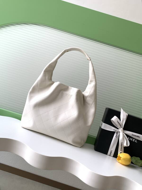 Chanel Hobo White everyday — Top Quality Replica