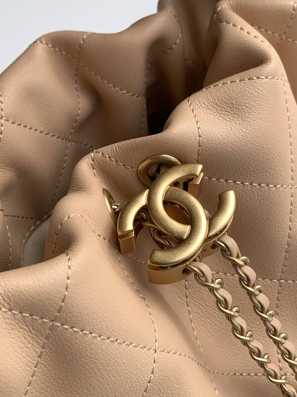 Chanel Hobo Beige shoulder — Top Quality Replica