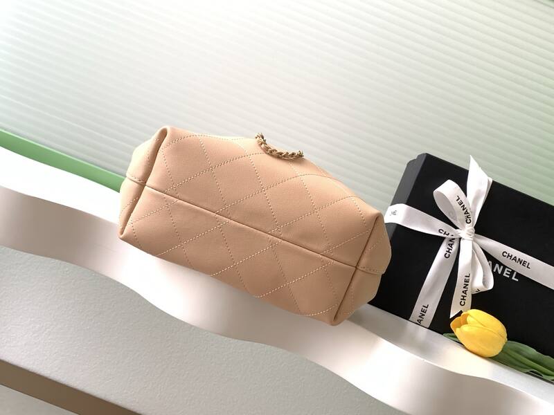 Chanel Hobo Beige shoulder — Top Quality Replica