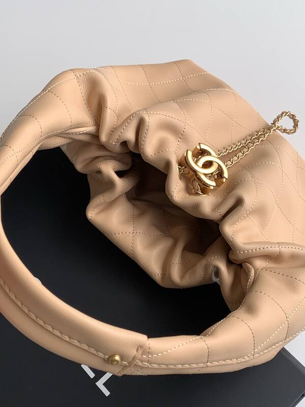 Chanel Hobo Beige shoulder — Top Quality Replica