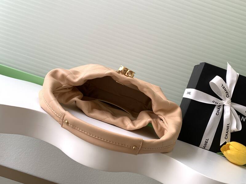 Chanel Hobo Beige shoulder — Top Quality Replica