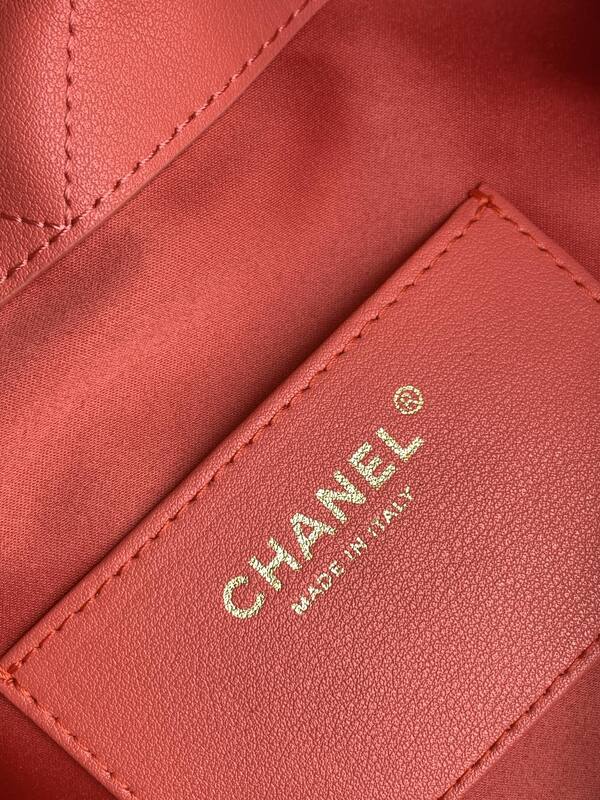 Chanel Coral Pink Quilted Leather shoulder — Premium Replica