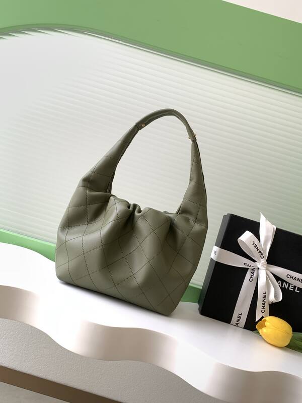 Chanel Hobo Olive green shoulder — AAA Quality Replica
