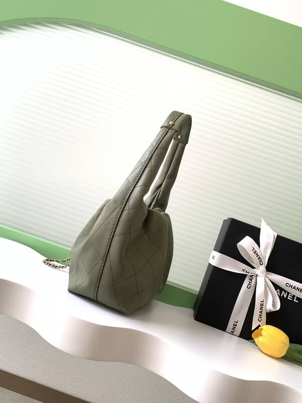 Chanel Hobo Olive green shoulder — AAA Quality Replica
