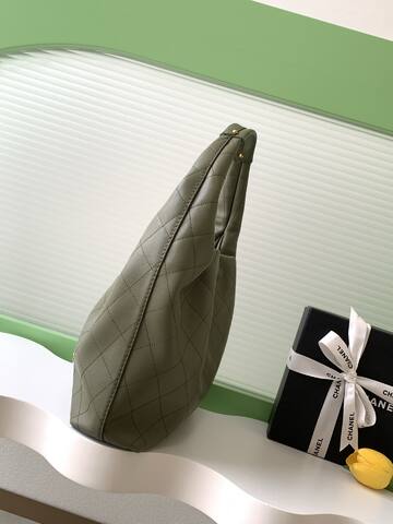 Chanel Hobo Olive Green shoulder Top Quality Replica
