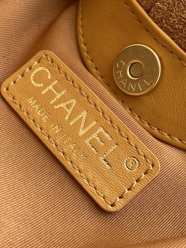 Chanel Brown suede mini handbag — Premium Replica