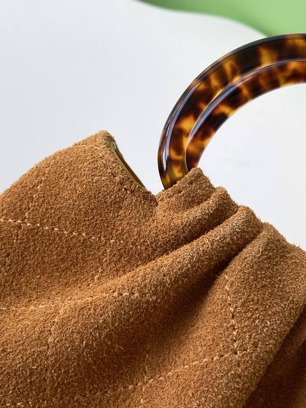 Chanel Brown suede mini handbag — Premium Replica