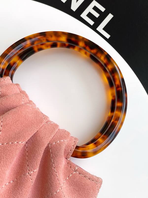 Chanel Pink suede handbag — Top Quality Replica