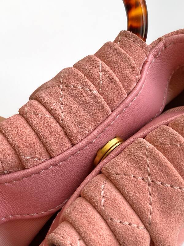 Chanel Pink suede handbag — Top Quality Replica