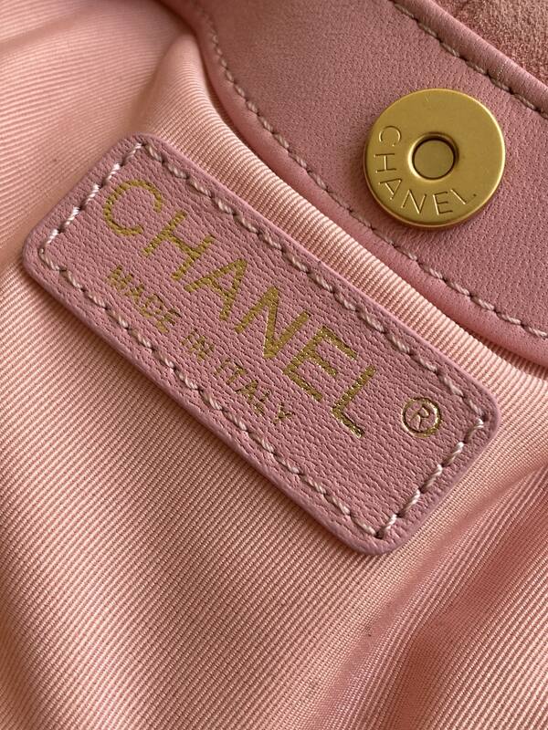 Chanel Pink suede handbag — Top Quality Replica