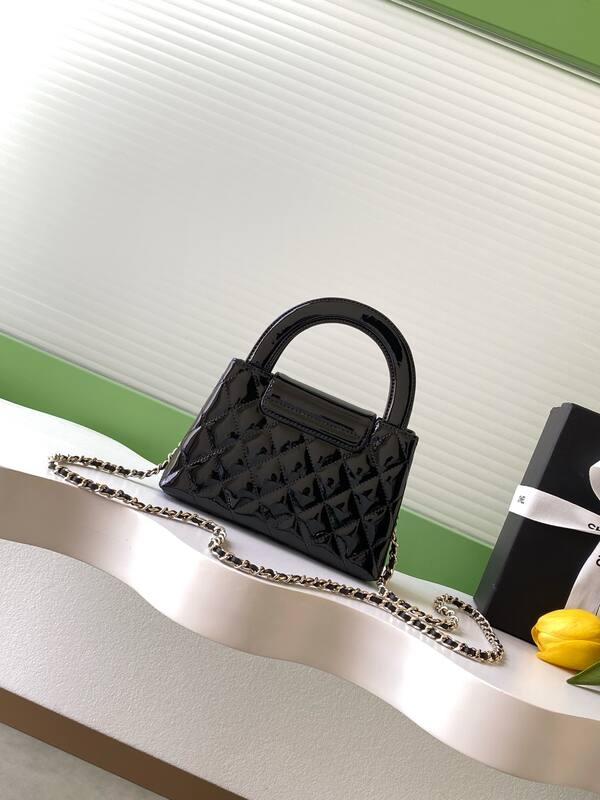 Chanel Kelly Black patent mini crossbody — AAA Quality Replica