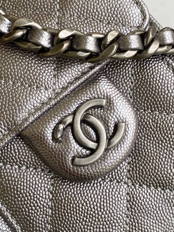 Chanel Metallic taupe shoulder — Top Quality Replica