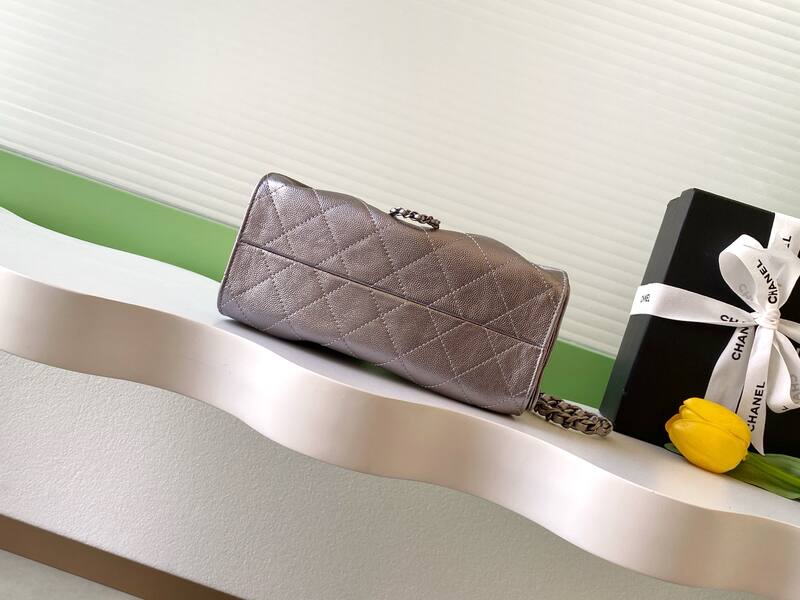 Chanel Metallic taupe shoulder — Top Quality Replica