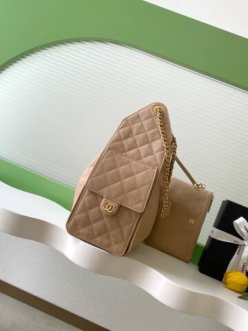 Chanel Beige shoulder AAA Quality Replica