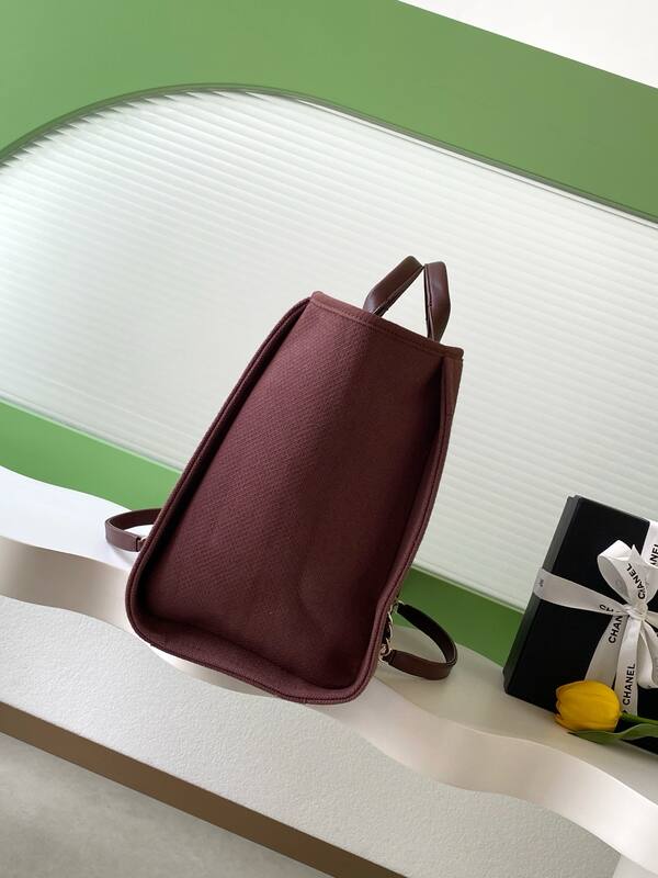 Chanel Burgundy tote — AAA Quality Replica
