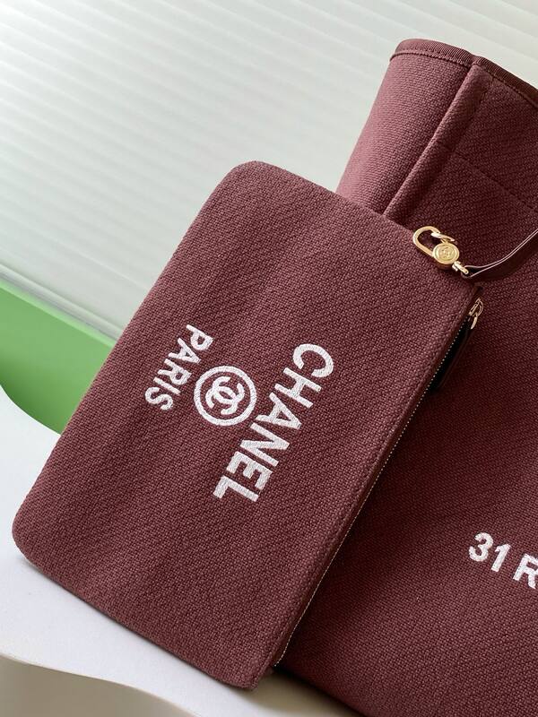 Chanel Burgundy tote — AAA Quality Replica