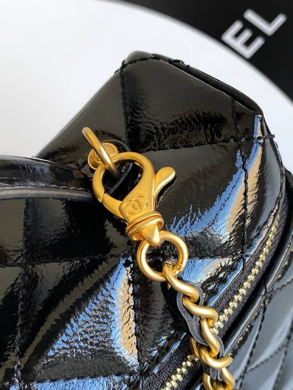 Chanel Black patent crossbody — AAA Quality Replica