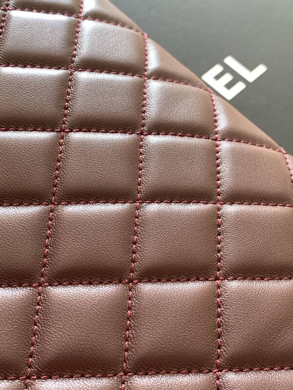 Chanel Burgundy shoulder — 1:1 Replica