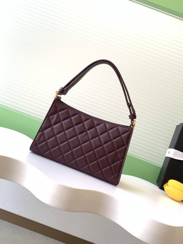 Chanel Burgundy shoulder — 1:1 Replica