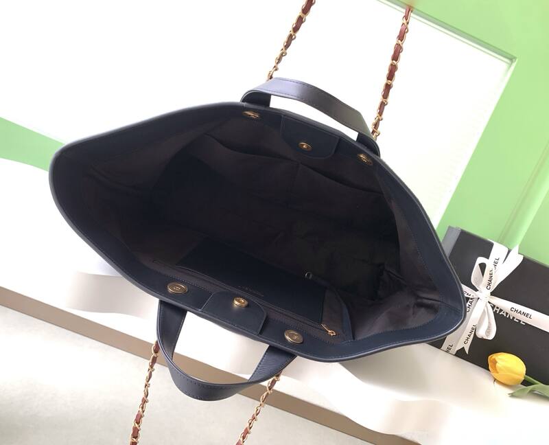 Chanel Dark grey felt tote — AAA Quality Replica