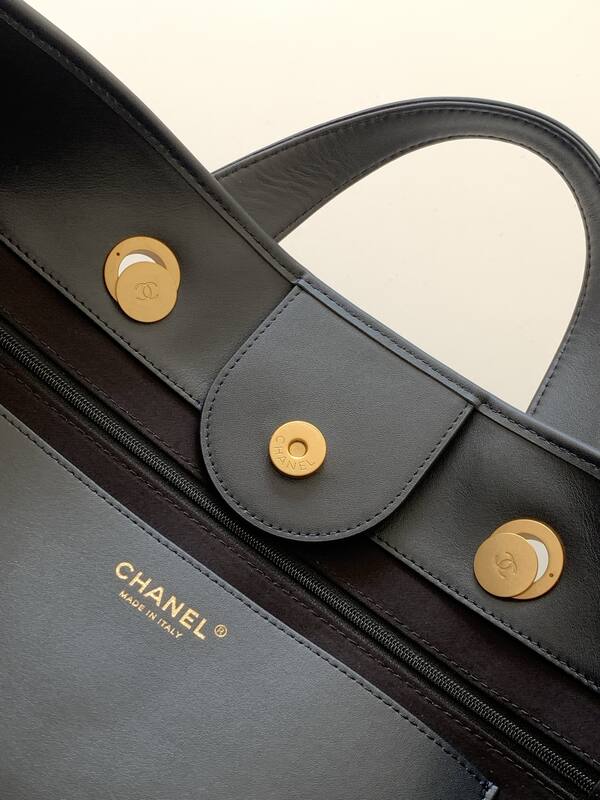 Chanel Dark grey felt tote — AAA Quality Replica
