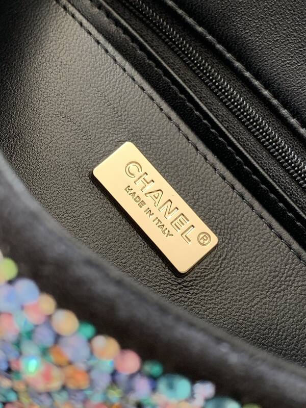 Chanel Classic Flap Multicolor crystal shoulder — Top Quality Replica