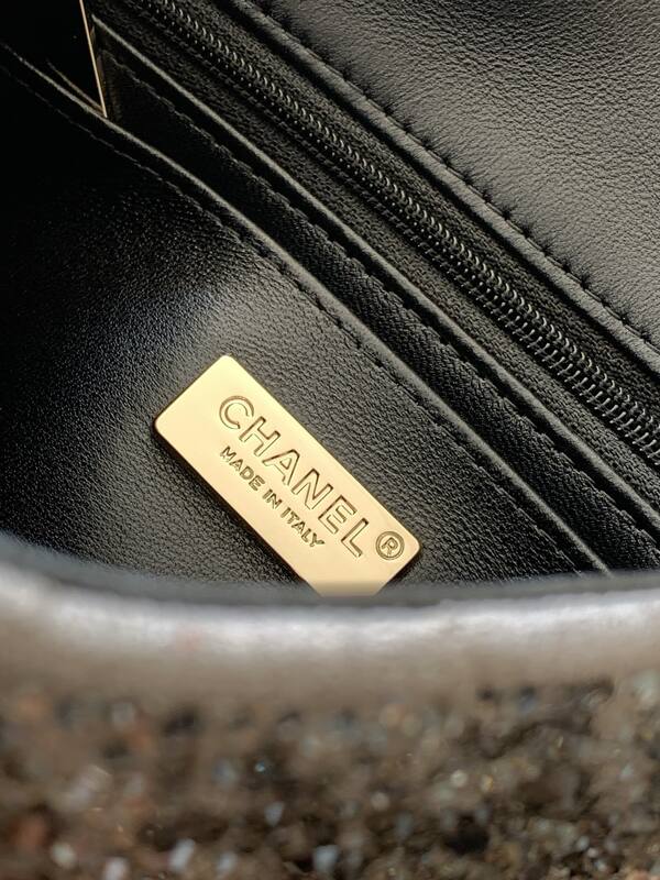 Chanel Classic Flap Silver crystal mini evening — AAA Quality Replica