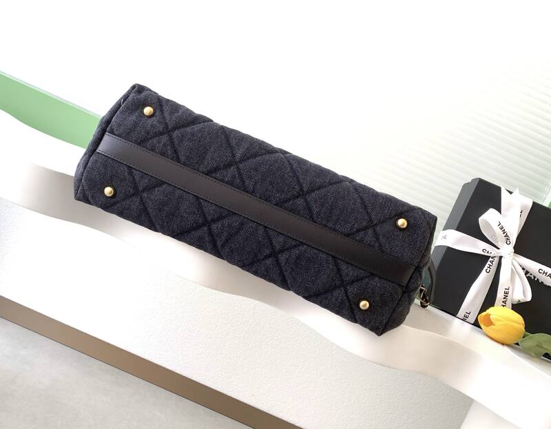 Chanel Dark Denim Black tote — AAA Quality Replica