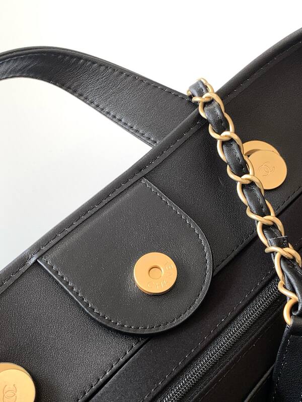 Chanel Dark Denim Black tote — AAA Quality Replica