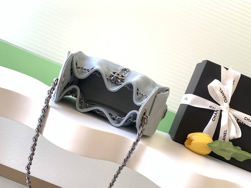 Chanel Light blue shoulder — Premium Replica