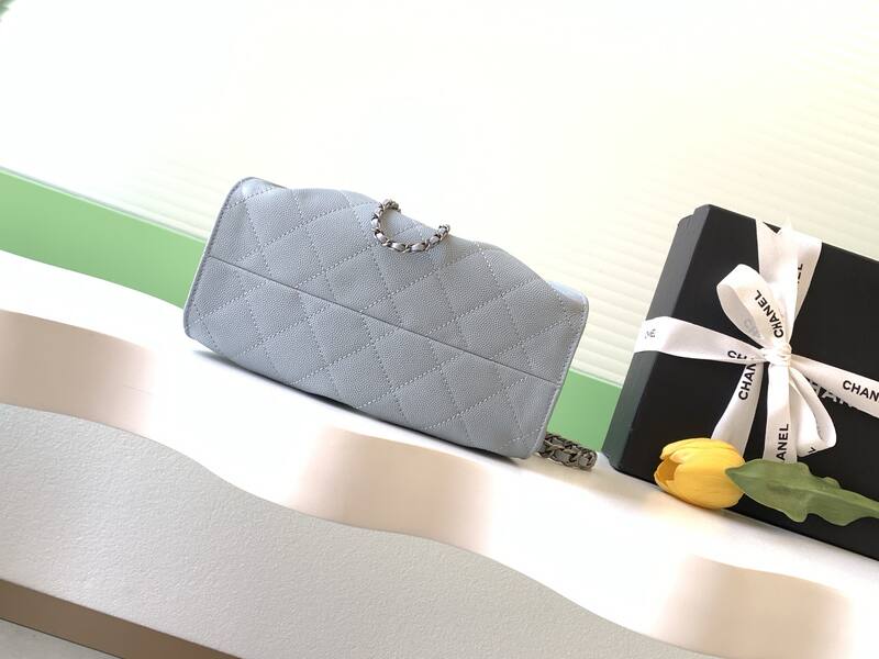 Chanel Light blue shoulder — Premium Replica
