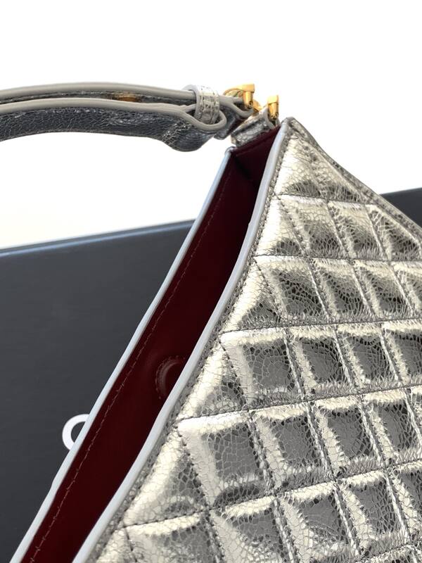 Chanel Silver metallic shoulder — Premium Replica