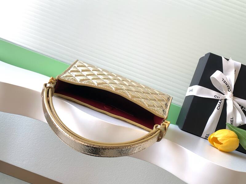 Chanel Metallic Gold shoulder — Premium Replica