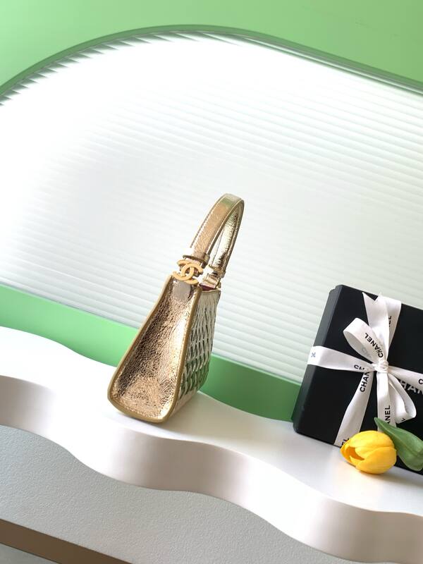 Chanel Metallic Gold shoulder — Premium Replica